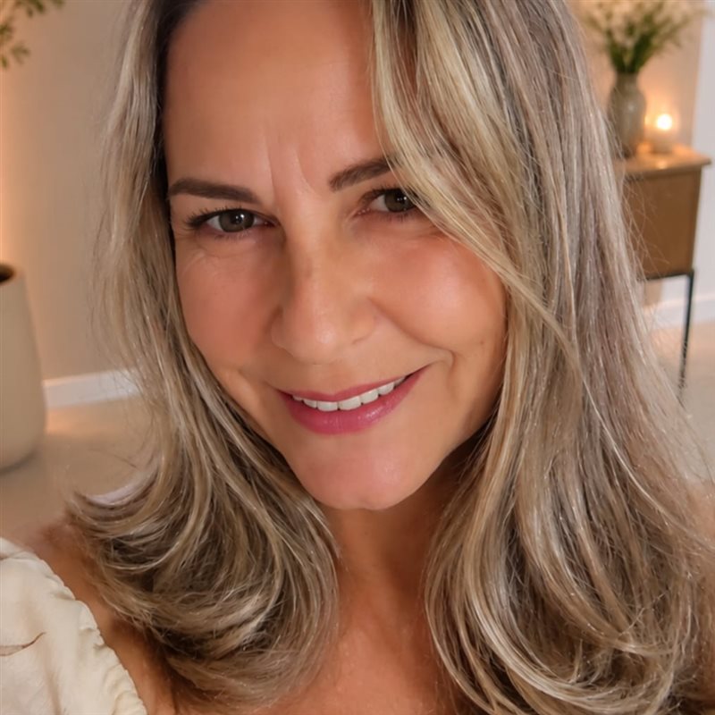 Foto de Gislaine Lopes, tricologista esteta
